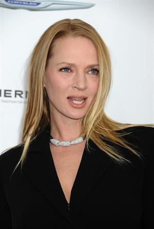 Uma Thurman New York Premiere of 'Playing for Keeps' presented by The Cinema Society & Film District December 5 