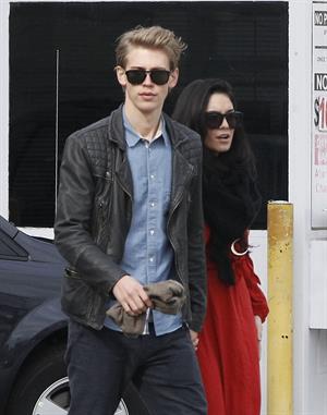 Vanessa Hudgens - headed to church in Hollywood 12/30/12  