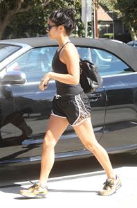 Vanessa Hudgens at a Piloing class in Studio City 9/29/12 