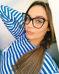 Alena Vodonaeva taking a selfie