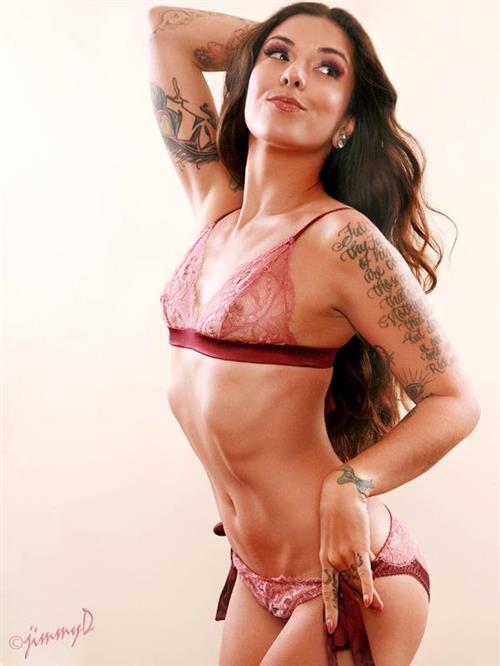 Kayla-Jane Danger in a bikini in lingerie
