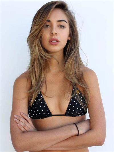 Nadia Mejia in a bikini