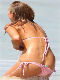 Kimberley Garner in a bikini - ass