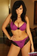 Dahlia Sky in lingerie