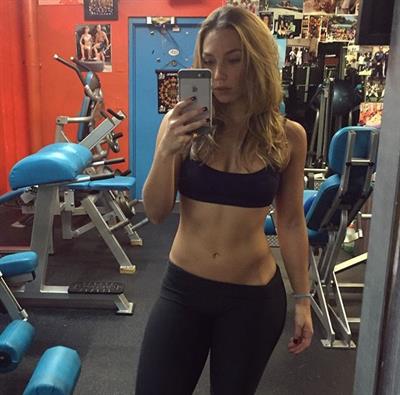 Nicole Mejia taking a selfie