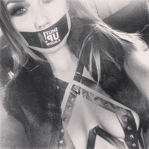 Nicole Mejia taking a selfie