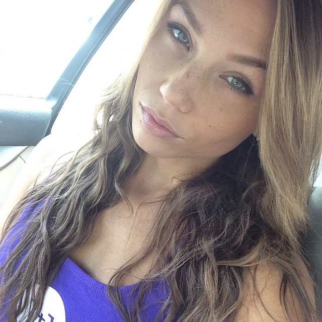 Nicole Mejia taking a selfie