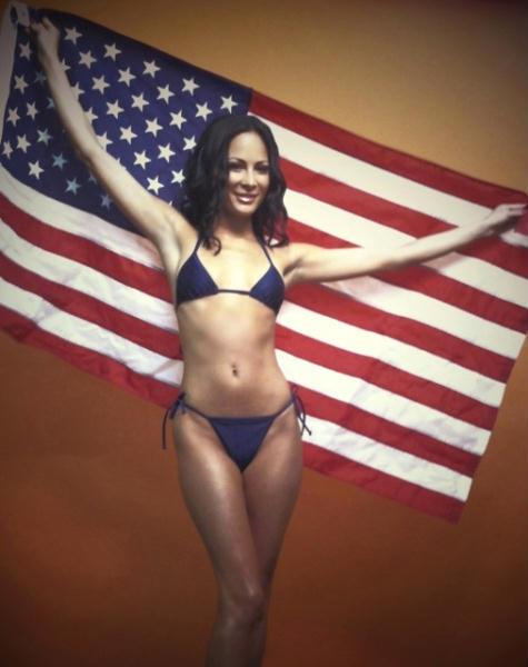 Kenda Perez in a bikini