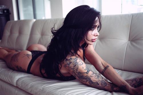 Mercedes Edison in lingerie