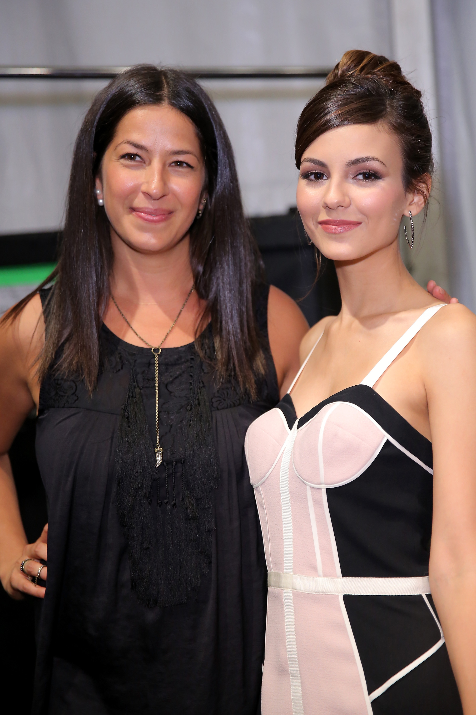 Victoria Justice at the Rebecca Minkoff fashion show during Mercedes-Benz Fashion Week Spring 2015 on September 5, 2014