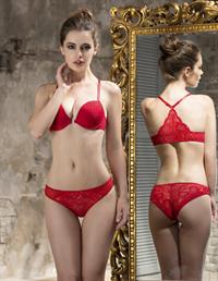 Lidia Savoderova in lingerie - ass