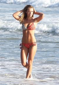 Nikki Leigh in a bikini