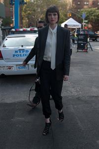 Coco Rocha @ NYC fashion week September 4, 2014