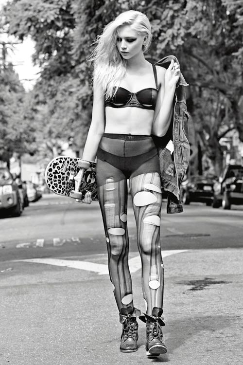 Taylor Godfrey in lingerie