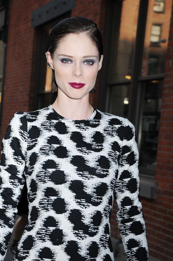Coco Rocha at Christian Siriano fragrance launch downtown in New York City on September 3