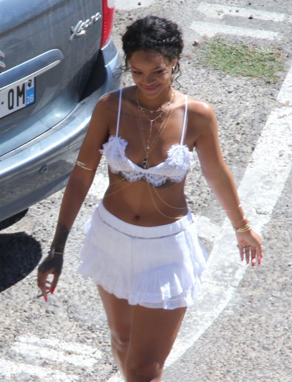 Rihanna in Calvi, Corsica