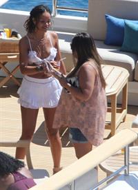 Rihanna in Calvi, Corsica