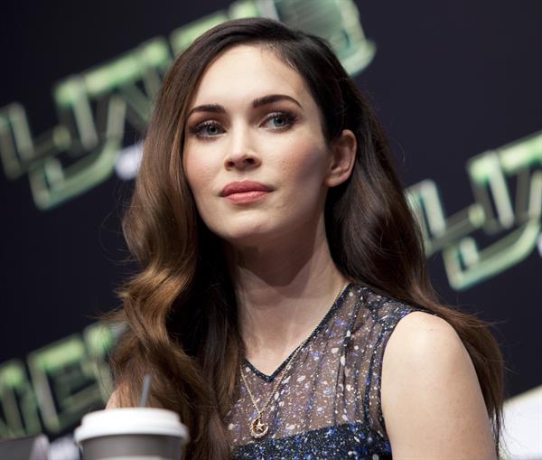 Megan Fox Teenage Mutant Ninja Turtles, press conference in Seoul August 27, 2014