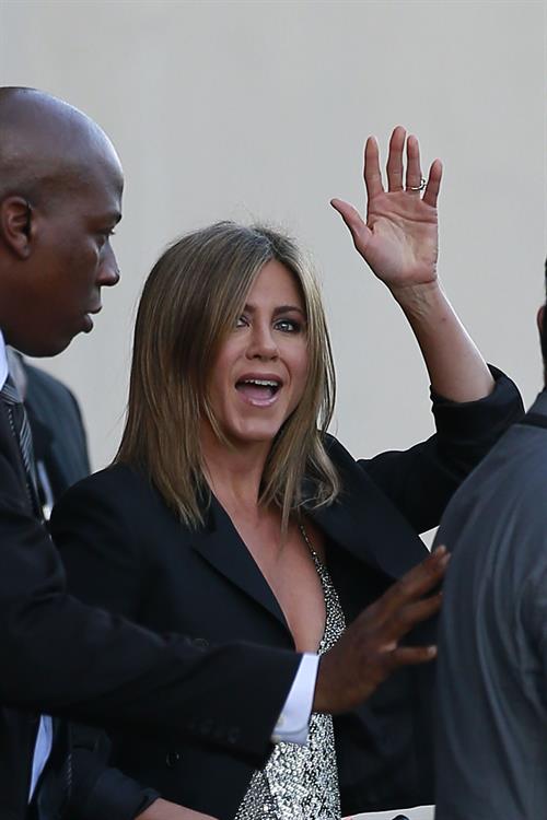 Jennifer Aniston at Jimmy Kimmel Live! in Los Angeles August 27, 2014