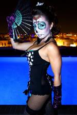 Emily Tisdale in lingerie