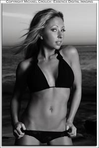 Emily Tisdale in a bikini