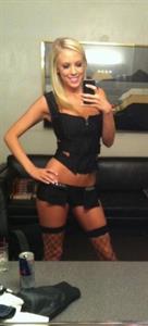 BiBi Jones in lingerie taking a selfie