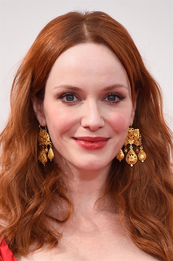 Christina Hendricks at the 66th annual Primetime Emmy Awards, August 25, 2014