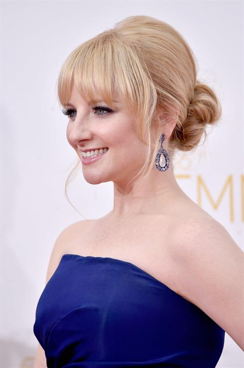 Melissa Rauch at the 66th annual Primetime Emmy Awards, August 25, 2014