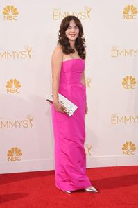 Zooey Deschanel at the 66th annual Primetime Emmy Awards, August 25, 2014