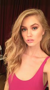 Alexandria Morgan taking a selfie