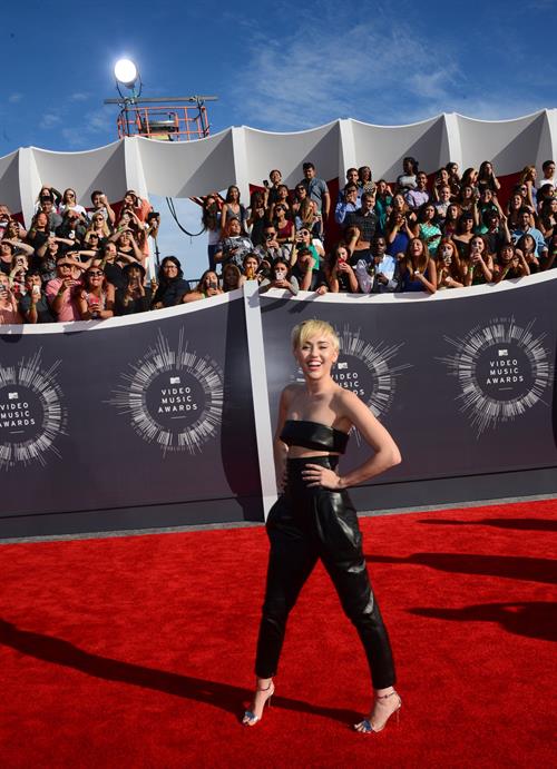 Miley Cyrus at the MTV Video Music Awards Aug. 24, 2014