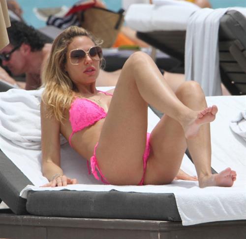 Ilary Blasi in a bikini