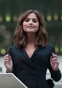 Jenna Coleman Dr. Who premiere in London August 23, 2014