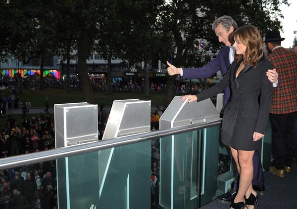 Jenna Coleman Dr. Who premiere in London August 23, 2014