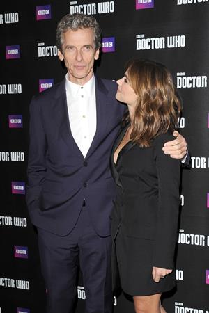 Jenna Coleman Dr. Who premiere in London August 23, 2014