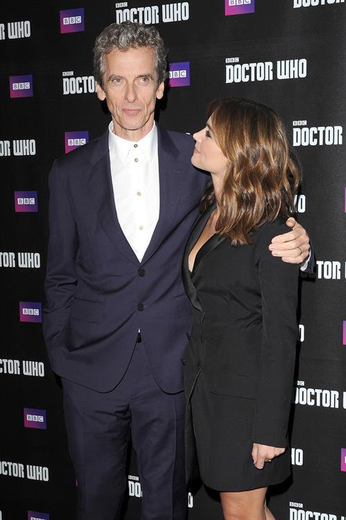 Jenna Coleman Dr. Who premiere in London August 23, 2014