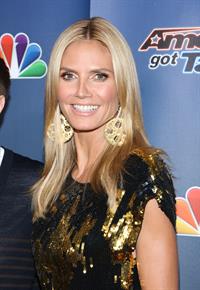 Heidi Klum at the America's Got Talent season 9 post show red carpet event.  August 20, 2014
