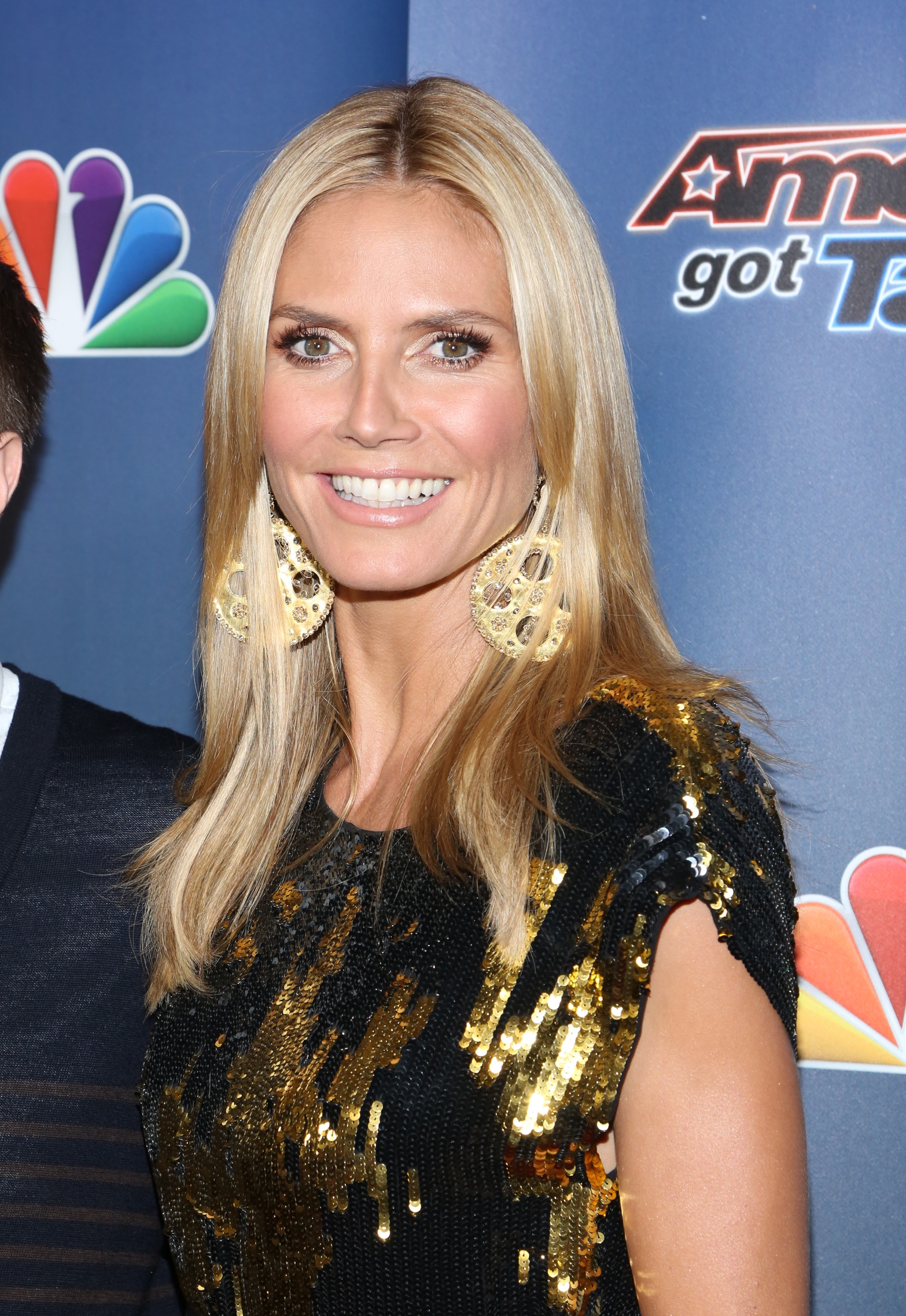 Heidi Klum at the America's Got Talent season 9 post show red carpet event.  August 20, 2014