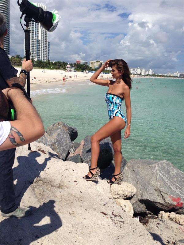 Alessia Ventura in a bikini