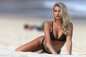 Madison Edwards in a beach bikini photo shoot in Sydney, 05/01/2017
