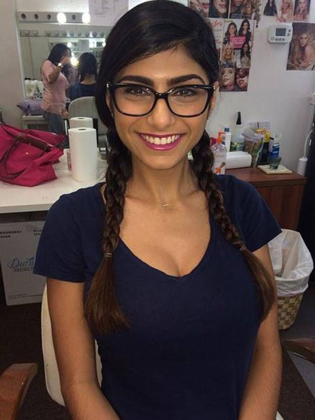 Mia Khalifa in a bikini taking a selfie