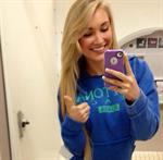 Anna Faith Carlson taking a selfie