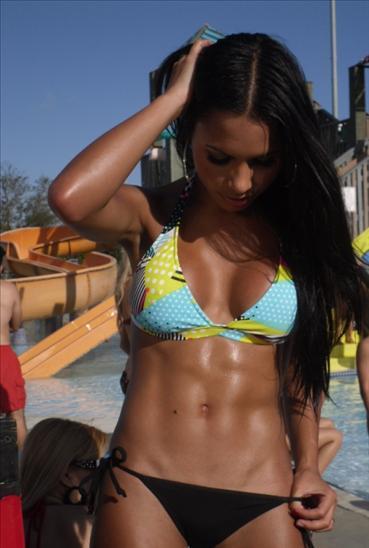 Lisa Morales in a bikini