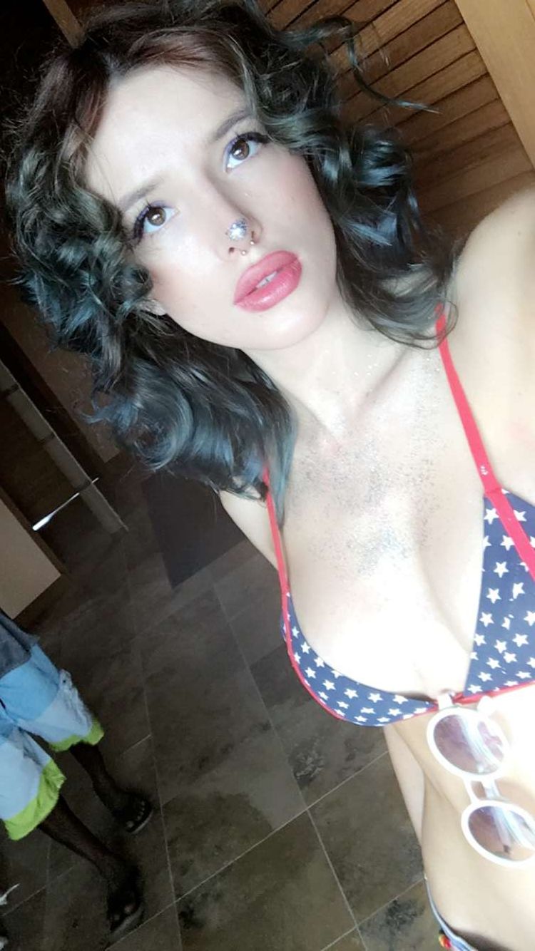 Bella Thorne in a bikini