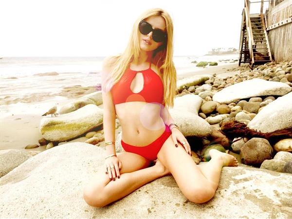 Bella Thorne in a bikini