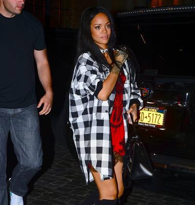 Rihanna arriving at VIP Nightclub August 18, 2014