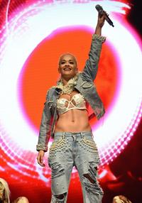 Rita Ora performs on Day 2 of the V Festival August 17, 2014