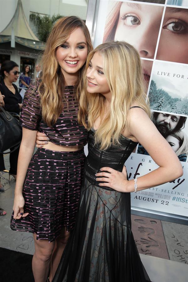Chloe Grace Moretz at Los Angeles premiere of If I Stay August 20, 2014