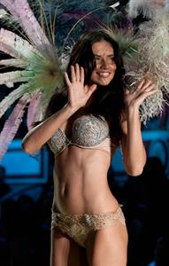 Adriana Lima on the runway at Victoria's Secret Fashion Show 2010