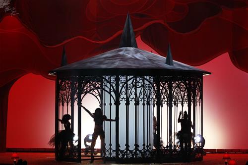 Adriana Lima Lingerie Pictures Adriana Lima on the runway at Victoria's Secret Fashion Show 2010